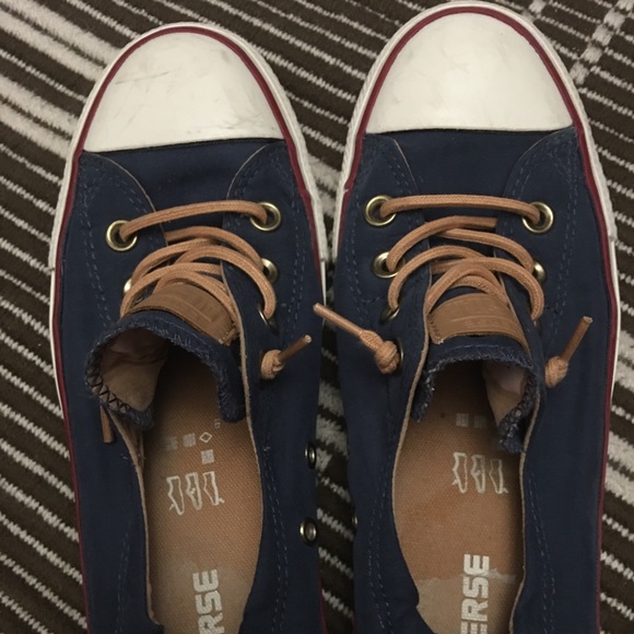 converse shoreline leather laces